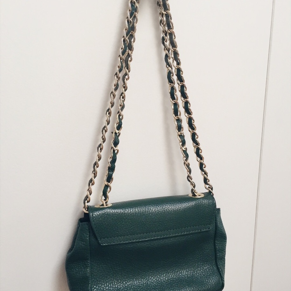 Pierre Darre Leather Crossbody Handbag - Picture 4 of 5